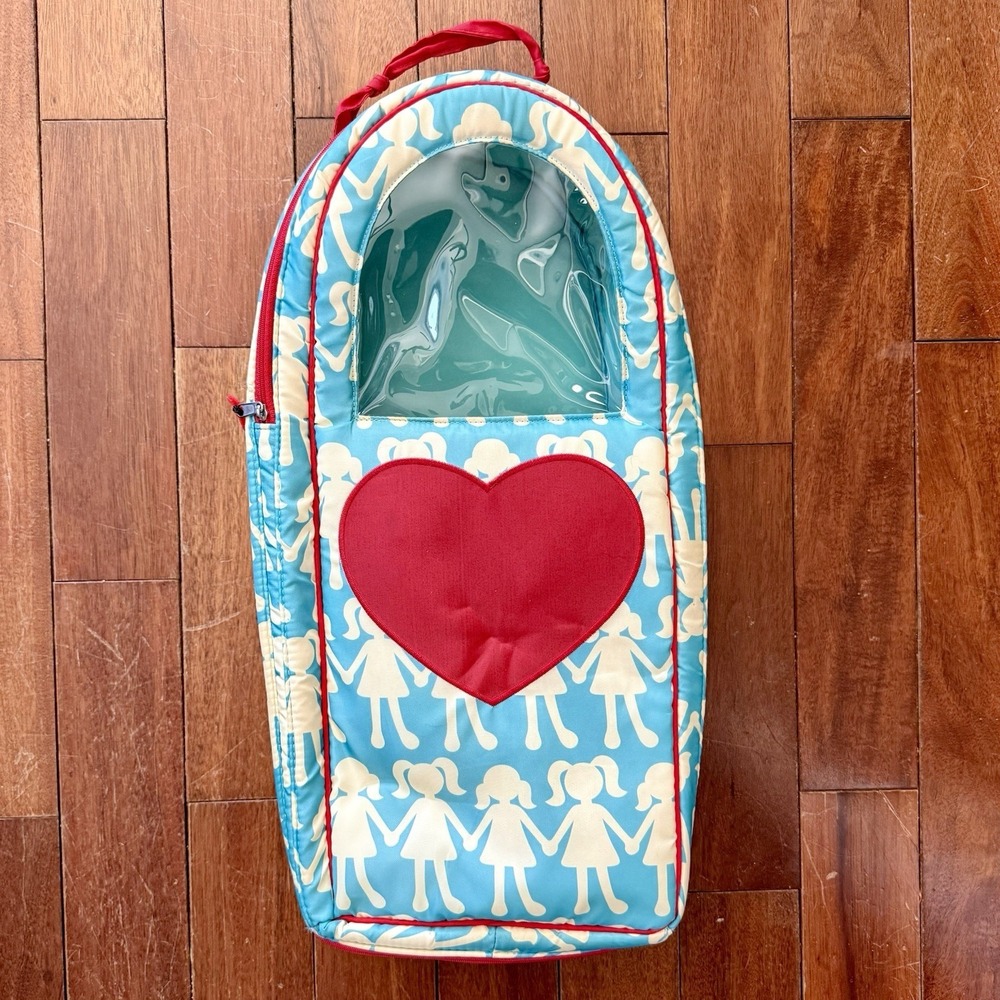 Battat Our Generation Blue White Backpack Doll Carrier Case Fits American Girl